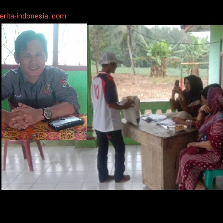 Sebanyak 189 KPM  Banjar Wangi, Kotabumi Utara Terima Bantuan Beras