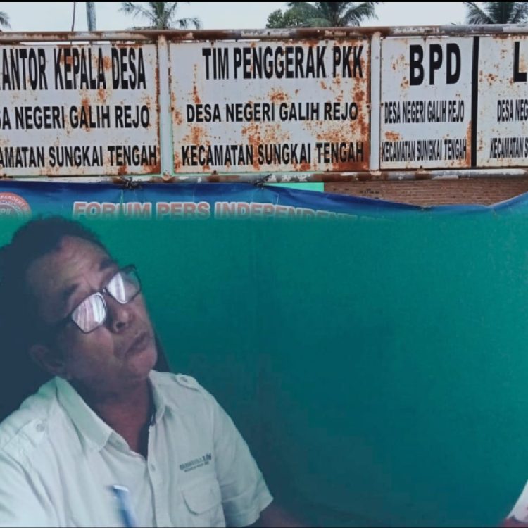 Perealisasian DD Negeri Galih Rejo, Kades Hardi, Terindikasi Tertutup