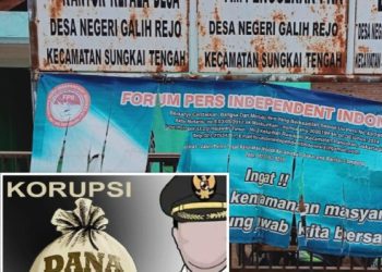 Diduga Lakukan Penyimpangan DD, APH di Minta Periksa Kades Negeri Galih Rejo