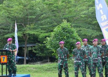 PERESMIAN KELAS LAPANGAN GOBANG YONIF 7 MARINIR OLEH DANBRIGIF 4 MAR/BS”