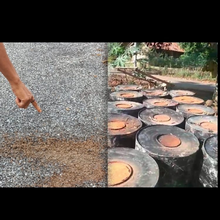 Dugaan Mark-up Peningkatan Jalan Lapen DD Mekar Asri Menguat