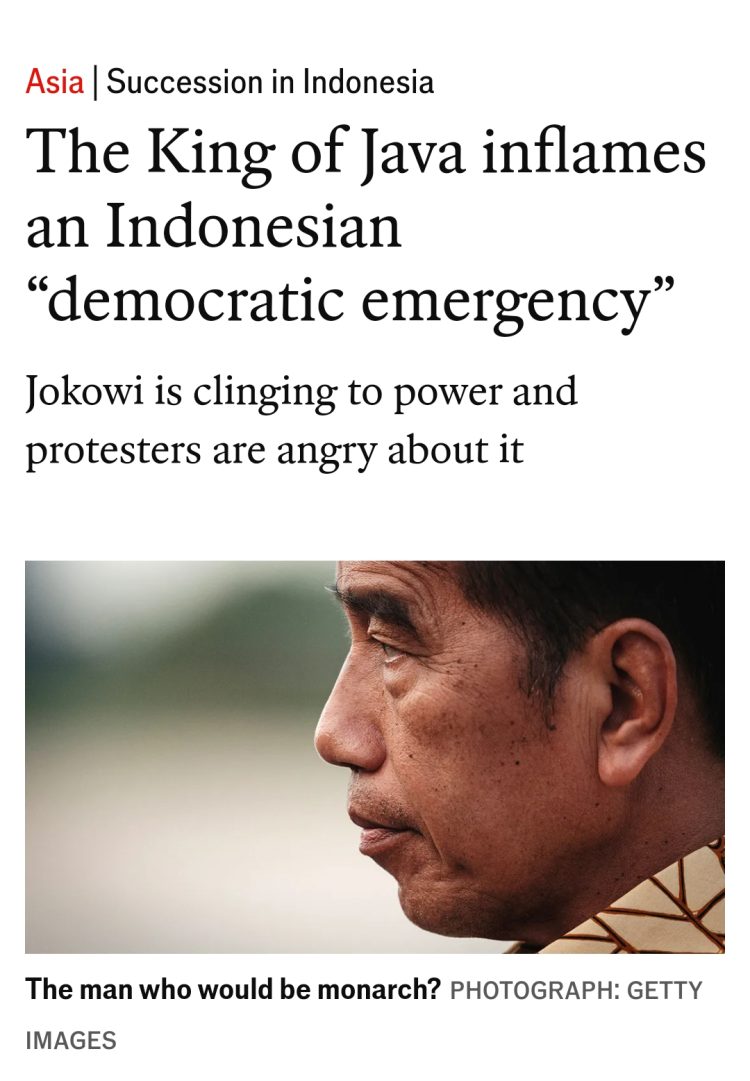 Media inggris Sebut “RajaJawa Picu Darurat Demokrasi”