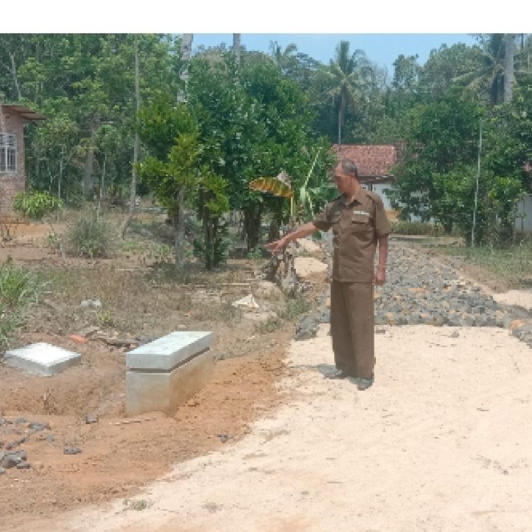 Desa Ratu Abung Bangun Gorong-Gorong Di Dusun 5