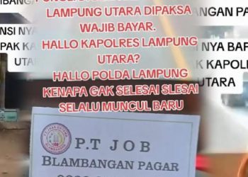 Lagi! Viral Vidio Masyarakat Minta Pungli Jalanan di Lampung Utara Benar-benar di Brantas Polda Lampung