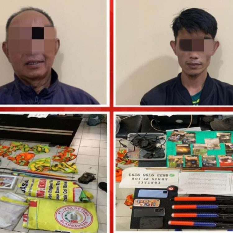 Diduga melakukan Pungli  Mobil Truck, Dua Pelaku Diamankan Polres Lampung