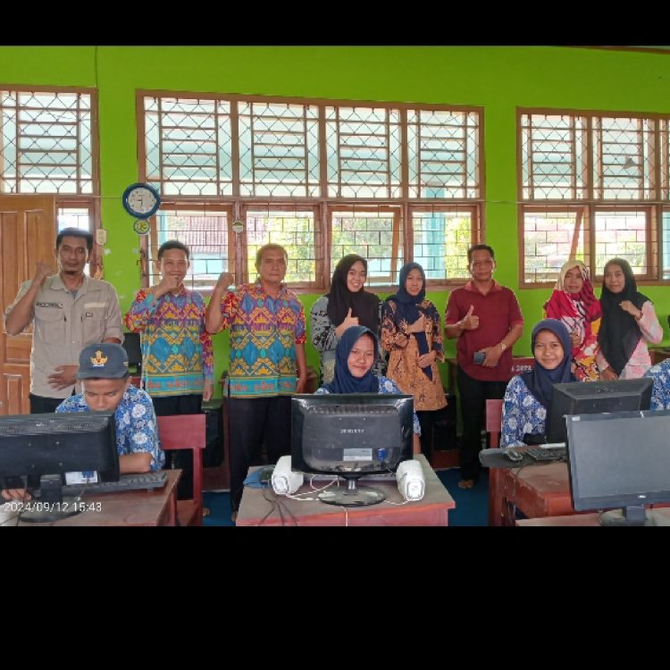 45 Siswa SMPN 11 kotabumi Ikuti ANBK 2024