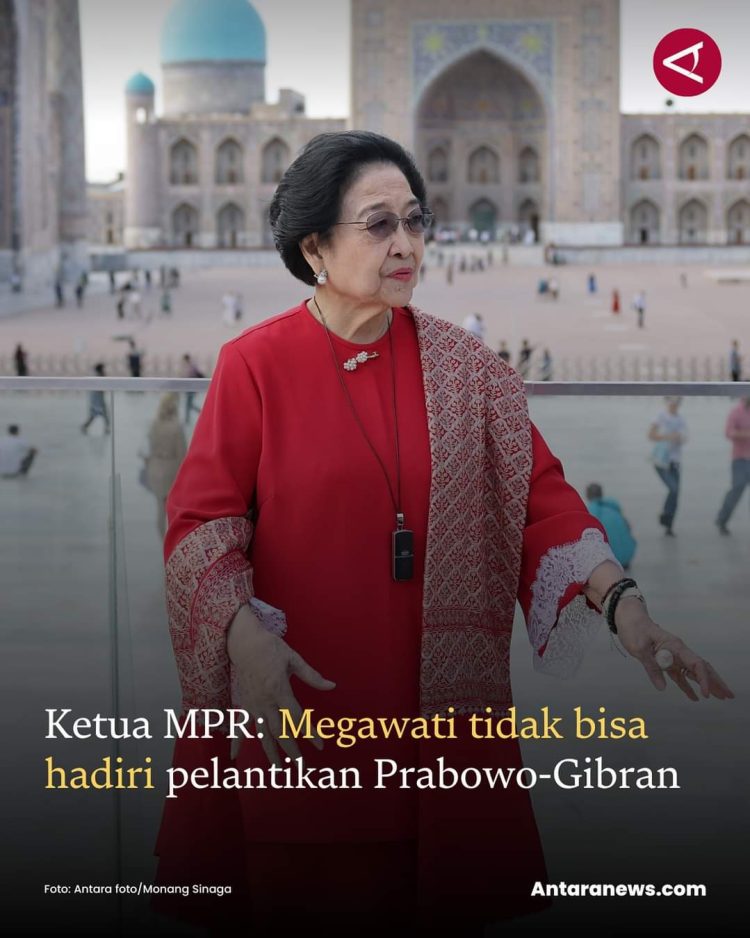 Ketua MPR : Megawati tidak hadir