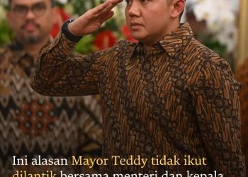 Kenapa Mayor Teddy tak ikut di Lantik?