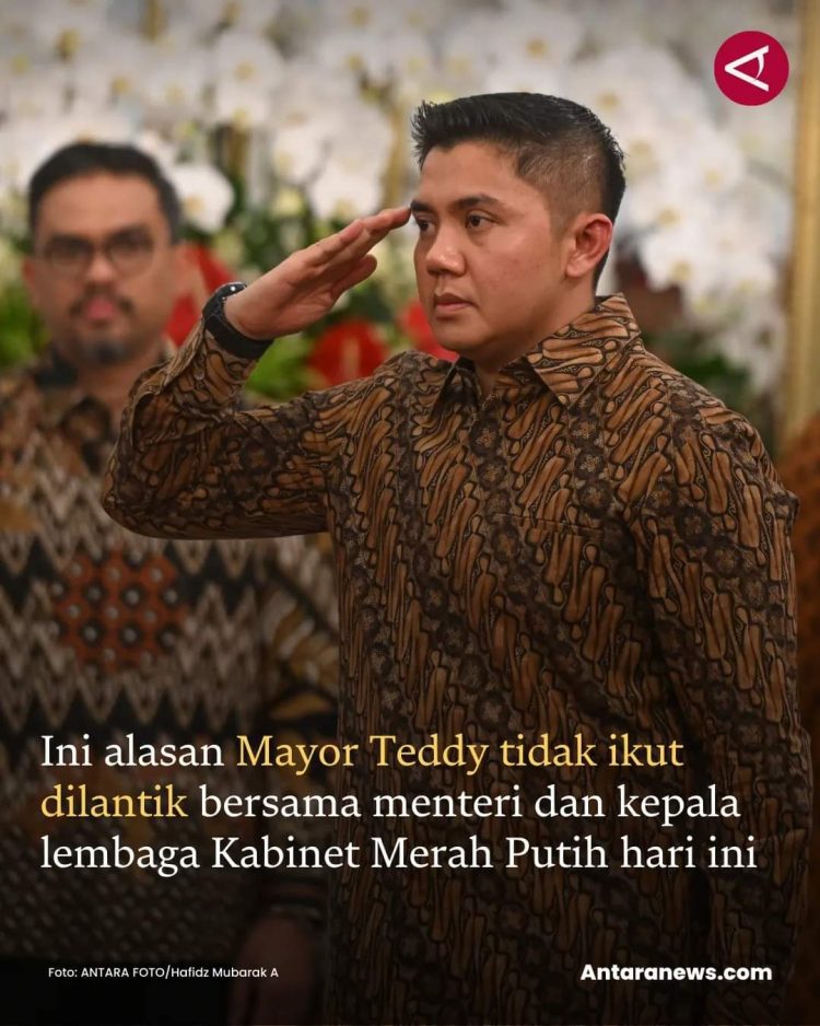 Kenapa Mayor Teddy tak ikut di Lantik?