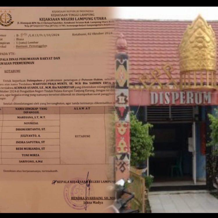 Ada Apa..? Kajati Lampung Panggil Kembali Mardiana dan Ke Tujuh Saksi Lainnya Terkait Dugaan Korupsi RTLH Perkim Lampura