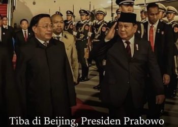 Presiden Prabowo Subianto disambut oleh Menteri Pertanian Republik Rakyat Tiongkok