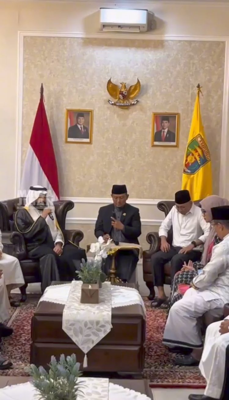 Terima kunjungan imam dan qori yang berasal dari Timur Tengah, Saudi Arabia, Syeikh Abdurrahman Al’Ausy.