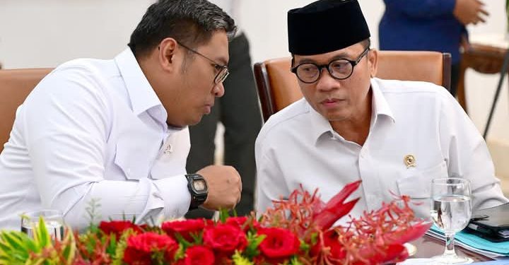 Presiden memimpin rapat terbatas bersama sejumlah jajaran Menteri Kabinet Merah Putih