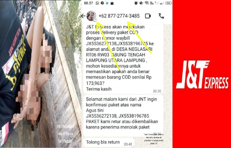 Diduga Langgar Privasi, J&T Kotabumi Gunakan Foto Warga Tanpa Izin