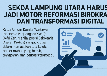 Sekda Lampung Utara Harus Jadi Motor Reformasi Birokrasi dan Transformasi Digital