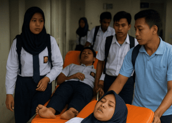 Puluhan Siswa SMAN 4 Kotabumi Diduga Keracunan Makanan Bergizi Gratis