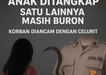 Ancam Korban dengan Celurit, Satu Pelaku Pemerkosaan Anak Ditangkap — Satu Lainnya Masih Buron