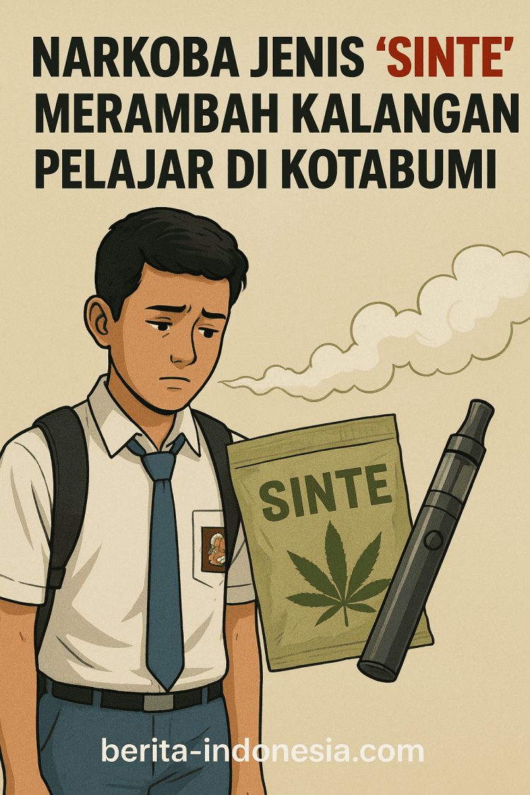 Narkoba Jenis “Sinte” Merambah Kalangan Pelajar di Kotabumi, Warga Minta Aparat Bertindak Tegas