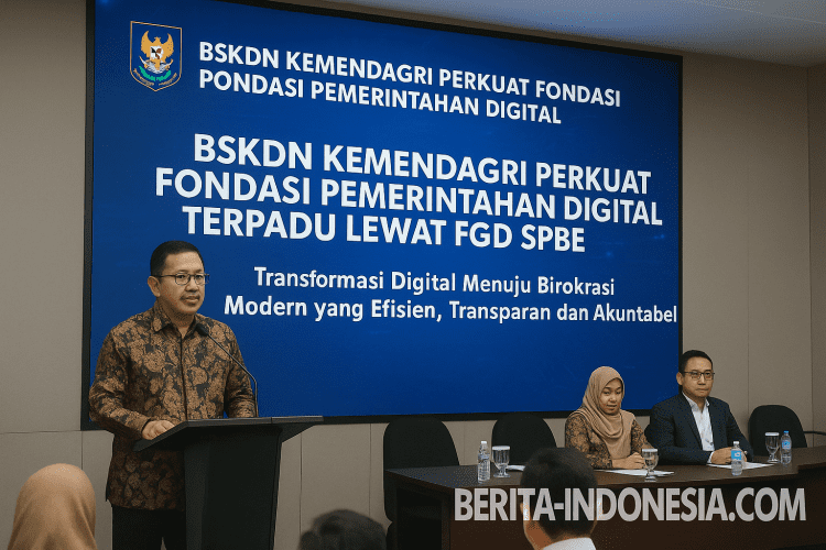 BSKDN Kemendagri Perkuat Fondasi Pemerintahan Digital Terpadu Lewat FGD SPBE