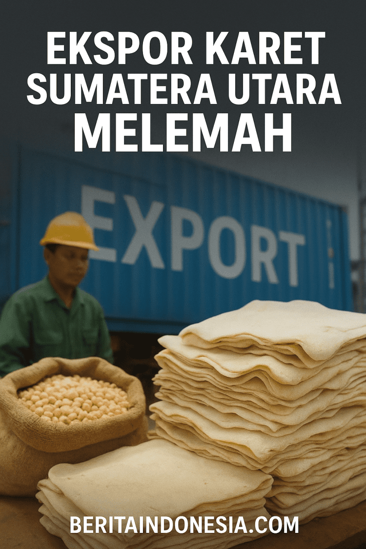 Ekspor Karet Sumatera Utara Melemah, Petani dan Pelaku Industri Harap Dukungan Pemerintah
