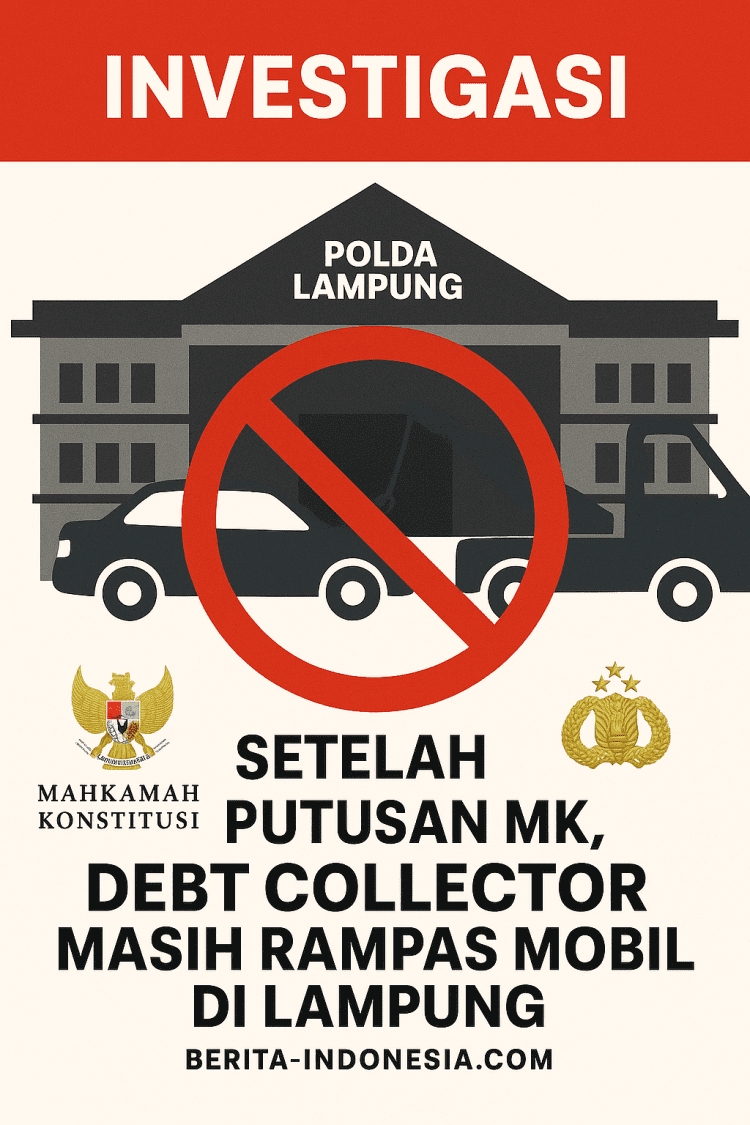Investigasi: Debt Collector Masih Rampas Mobil di Lampung, Padahal Dilarang MK dan Aparat Nasional