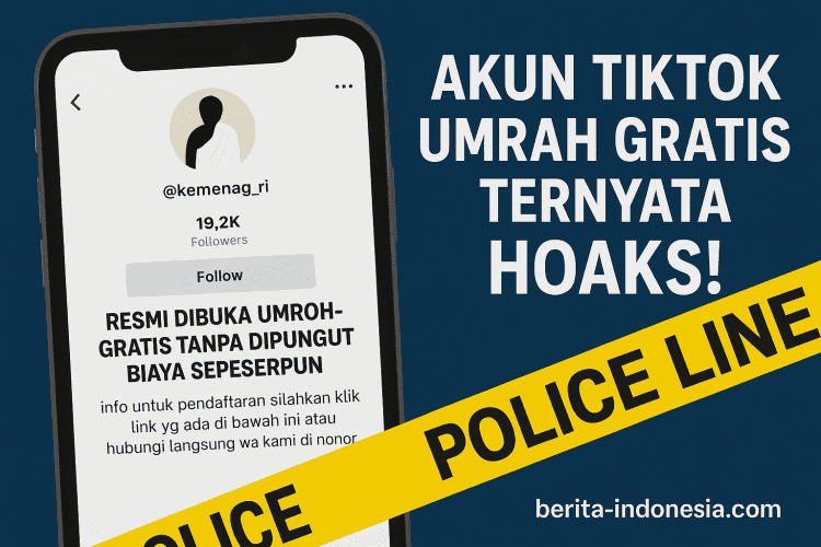 Kemenag Tegaskan: Akun TikTok Tawaran Umrah Gratis adalah Hoaks