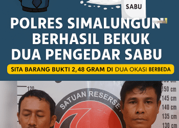 Polres Simalungun Berhasil Bekuk Dua Pengedar Sabu, Sita Barang Bukti 2,48 Gram di Dua Lokasi Berbeda