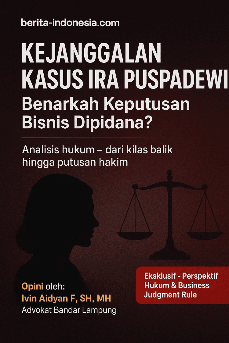 Kilas Balik Kasus Ira Puspadewi, Mantan Dirut PT ASDP Indonesia Ferry (Persero)