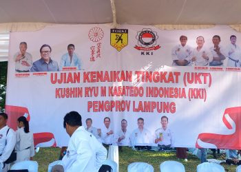 Ribuan Karateka Padati Bandar Lampung! KKI Gelar Ujian Kenaikan Tingkat 2025