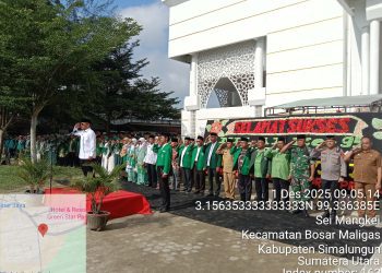 Polres Simalungun Kawal Khidmat Milad ke-95 Al Washliyah di Perdagangan, Bupati Hadir Bersama Tokoh Daerah