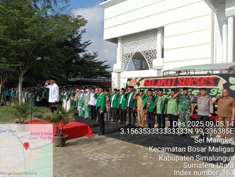 Polres Simalungun Kawal Khidmat Milad ke-95 Al Washliyah di Perdagangan, Bupati Hadir Bersama Tokoh Daerah