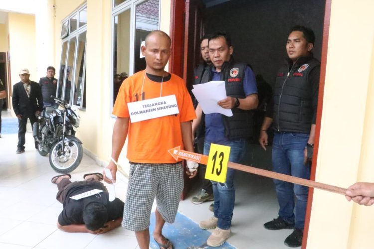 15 Adegan Mencekam! Polres Simalungun Rekonstruksi Pembunuhan Sadis di Dolok Silau