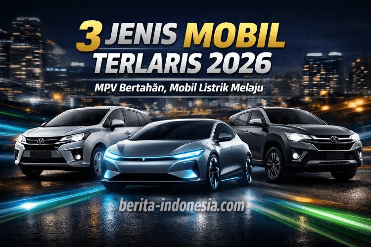 3 Jenis Mobil Terlaris 2026, MPV hingga Mobil Listrik Masih Mendominasi Pasar