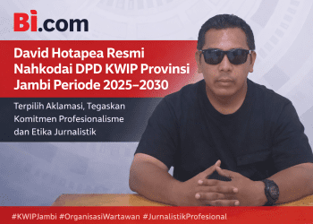 David Hotapea Resmi Nahkodai DPD KWIP Provinsi Jambi Periode 2025–2030