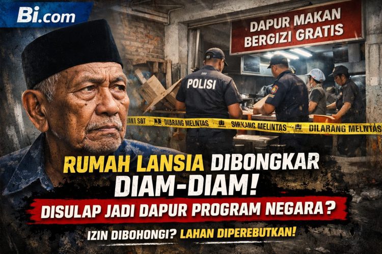 Rumah Lansia di Surabaya Dibongkar Diam-diam, Disulap Jadi Dapur Program Negara Pemilik klaim tak pernah memberi izin,