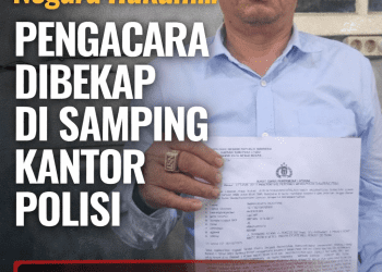 Katanya Negara Hukum, Tapi Pengacara Dibekap di Samping Kantor Polisi