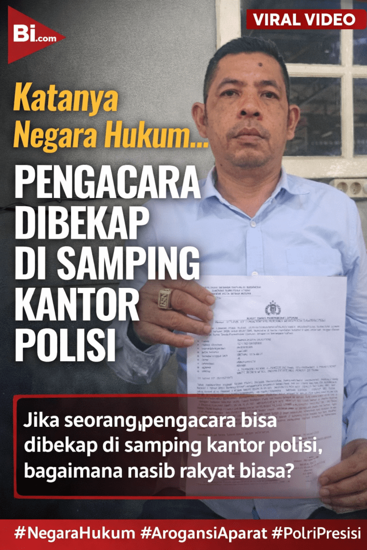 Katanya Negara Hukum, Tapi Pengacara Dibekap di Samping Kantor Polisi