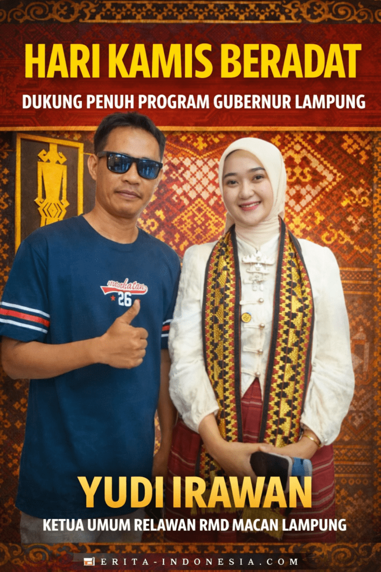 Hari Kamis Beradat, Yudi Irawan Apresiasi dan Dukung Penuh Program Gubernur Lampung