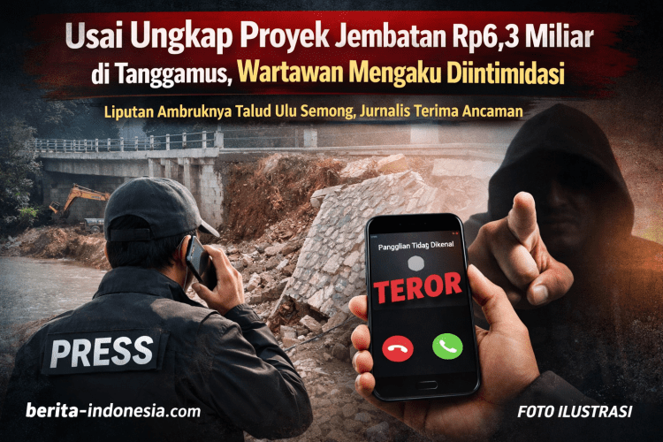 Usai Ungkap Proyek Jembatan Rp6,3 Miliar di Tanggamus, Wartawan Mengaku Diintimidasi