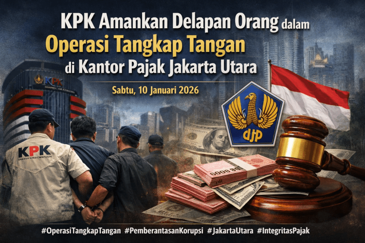 KPK Amankan Delapan Orang dalam Operasi Tangkap Tangan di Kantor Pajak Jakarta Utara