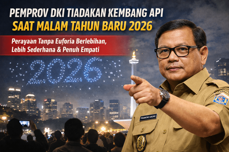 Pemprov DKI Tiadakan Kembang Api Saat Malam Tahun Baru 2026
