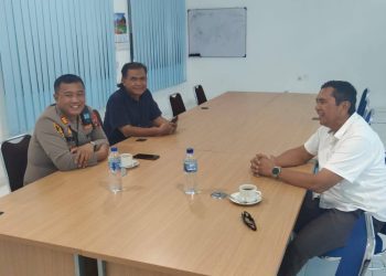 Kapolsek Bangun AKP Hengki B. Siahaan Tatap Muka dengan Manager PT SIPEF Bukit Maraja