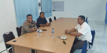 Kapolsek Bangun AKP Hengki B. Siahaan Tatap Muka dengan Manager PT SIPEF Bukit Maraja