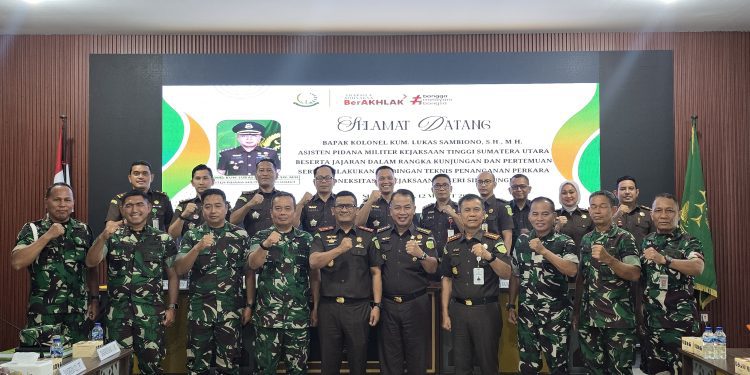 Kajari Simalungun Terima Kunjungan Aspidmil Kejati Sumut untuk Bimtek Penanganan Perkara Koneksitas