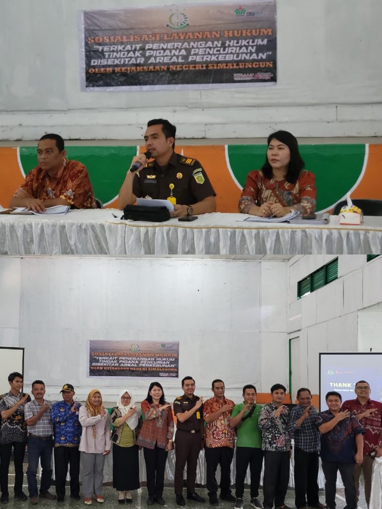 Kejari Simalungun Fokus Pembinaan Desa Lewat Sosialisasi Hukum Bersama PTPN IV Gunung Bayu