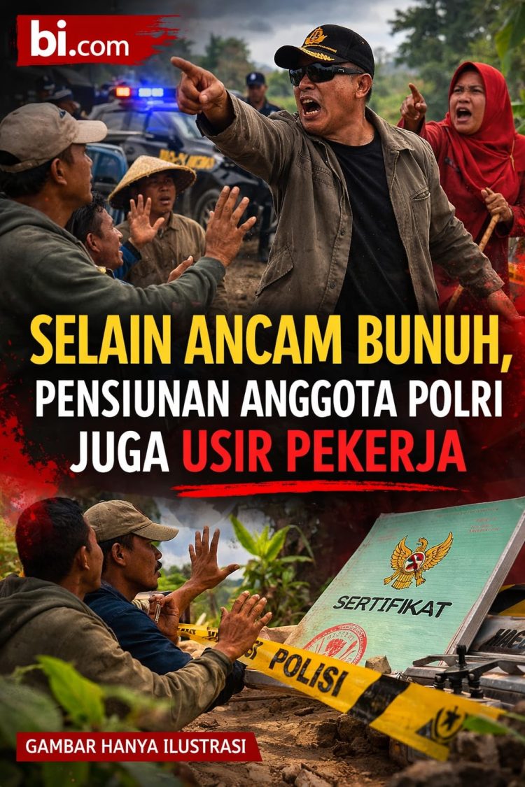 Selain Ancam Bunuh, Pensiunan Anggota Polri Juga Usir Pekerja Pelapor Sengketa Tanah