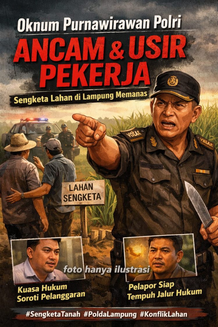 Oknum Purnawirawan Polri Ancam dan Usir Pekerja, Enggan Temui Wartawan