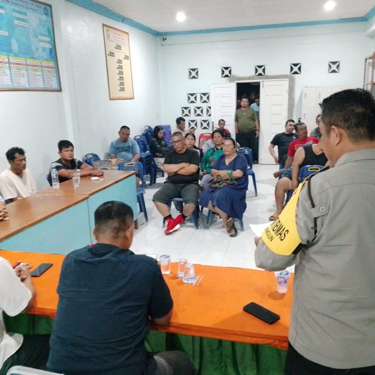 Tengah Malam Polsek Bangun Turun Tangan, Mediasi Kasus Penganiayaan Warga Karang Bangun Berakhir Damai