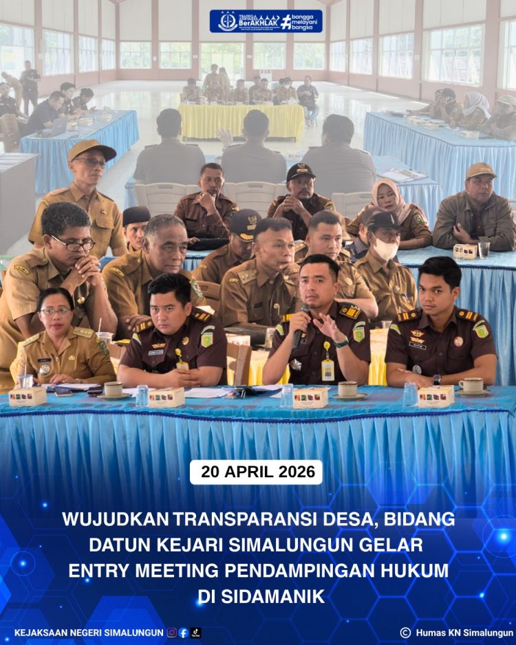 Wujudkan Transparansi Desa, Bidang Datun Kejari Simalungun Gelar Entry Meeting