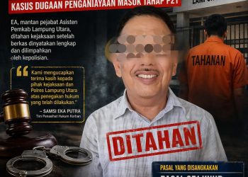 Eks Pejabat Lampung Utara Ditahan, Kasus Dugaan Penganiayaan Masuk Tahap P21